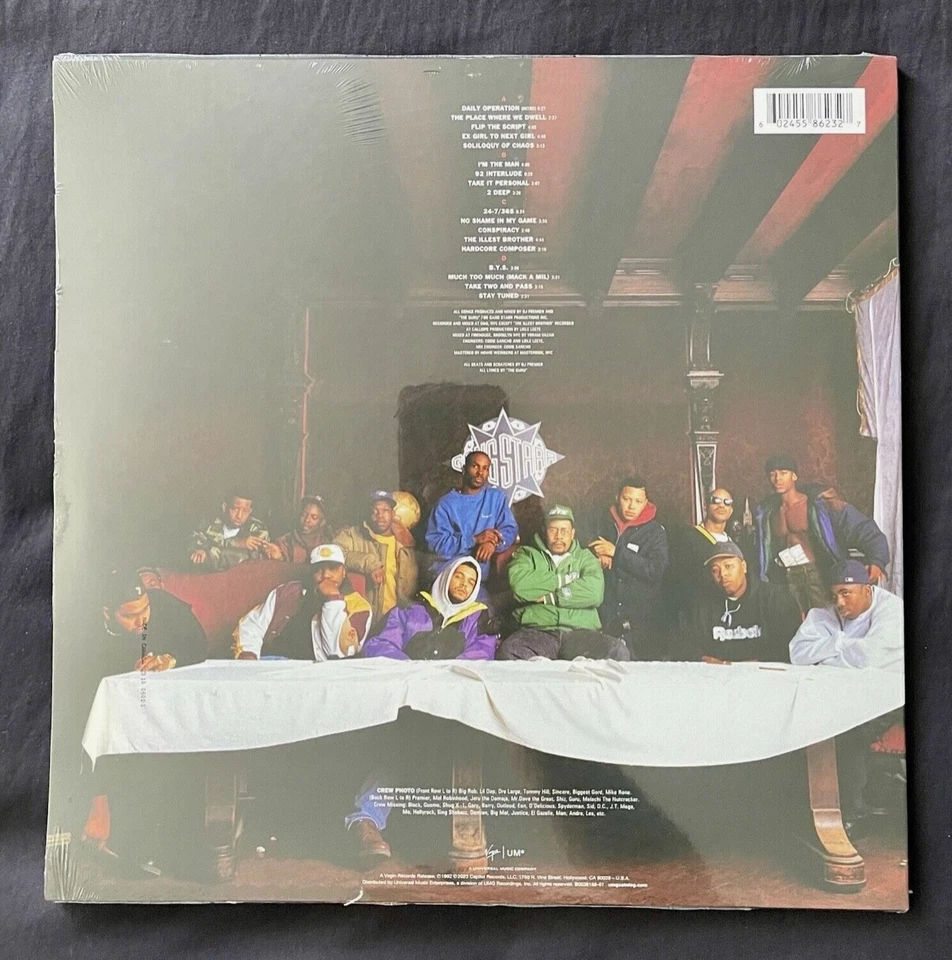 GANG STARR - Daily Operation 2xLP NEW Sealed-Red Translucent Reissue Vinyl Foto 4 de 4