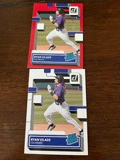 2 (two) Ryan Vilade Rookie Card RATED RC NICE 2022 Donruss   RED /2021 SP