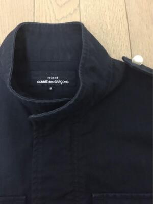 Tricot COMME des GARCONS Pearl Button M-65 Jacket Women Size JP-S