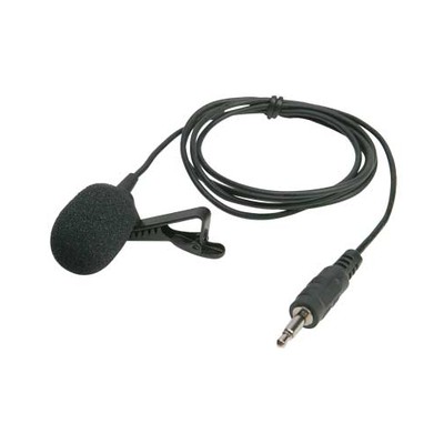Califone LM-319 FG1 LG1 Electret Lapel Low Profile Microphone 1/8'' 3.5mm plug