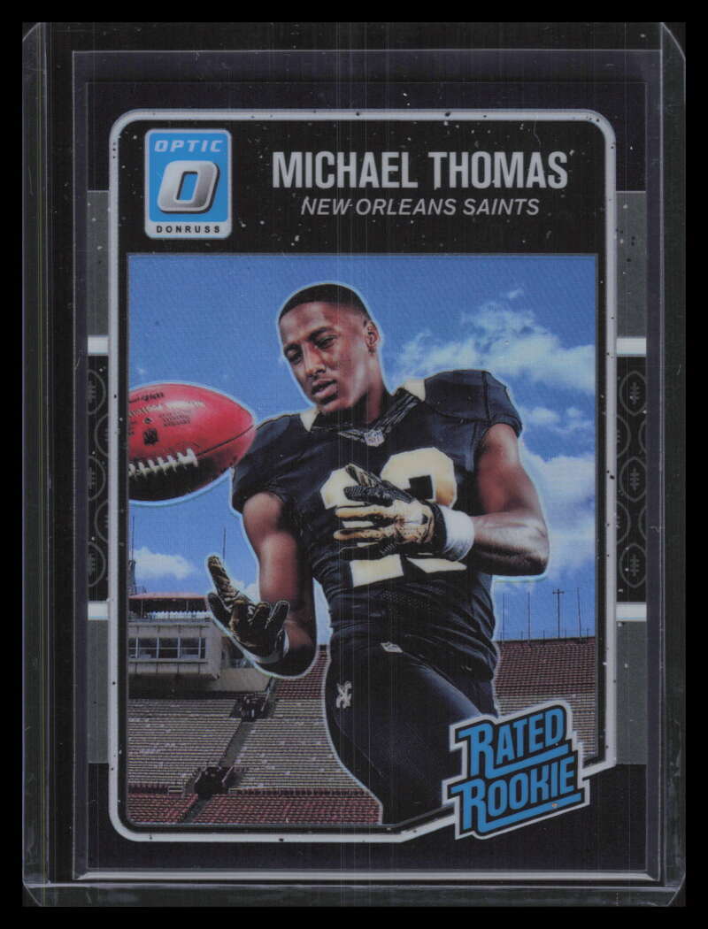 2016 Donruss Optic Black Refractor 186 Michael Thomas RR Rated Rookie 6/25