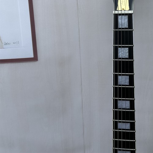 Custom Zakk Wylde Electric Guitar Pickups Square Inlay 6 String Fixed Bridge - Picture 10 of 24