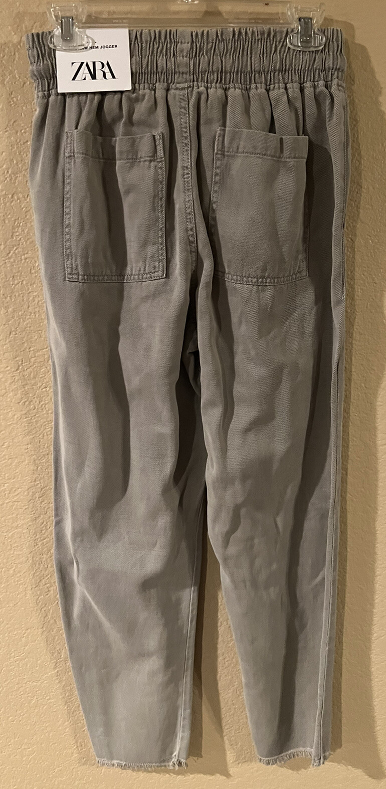 New Zara JOGGING Women PANTS POCKETS 4877/061 Greenish Small Olive eBay