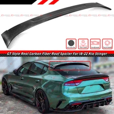 FOR 2018-2023 KIA STINGER GT STYLE REAL CARBON FIBER REAR ROOF TOP SPOILER WING