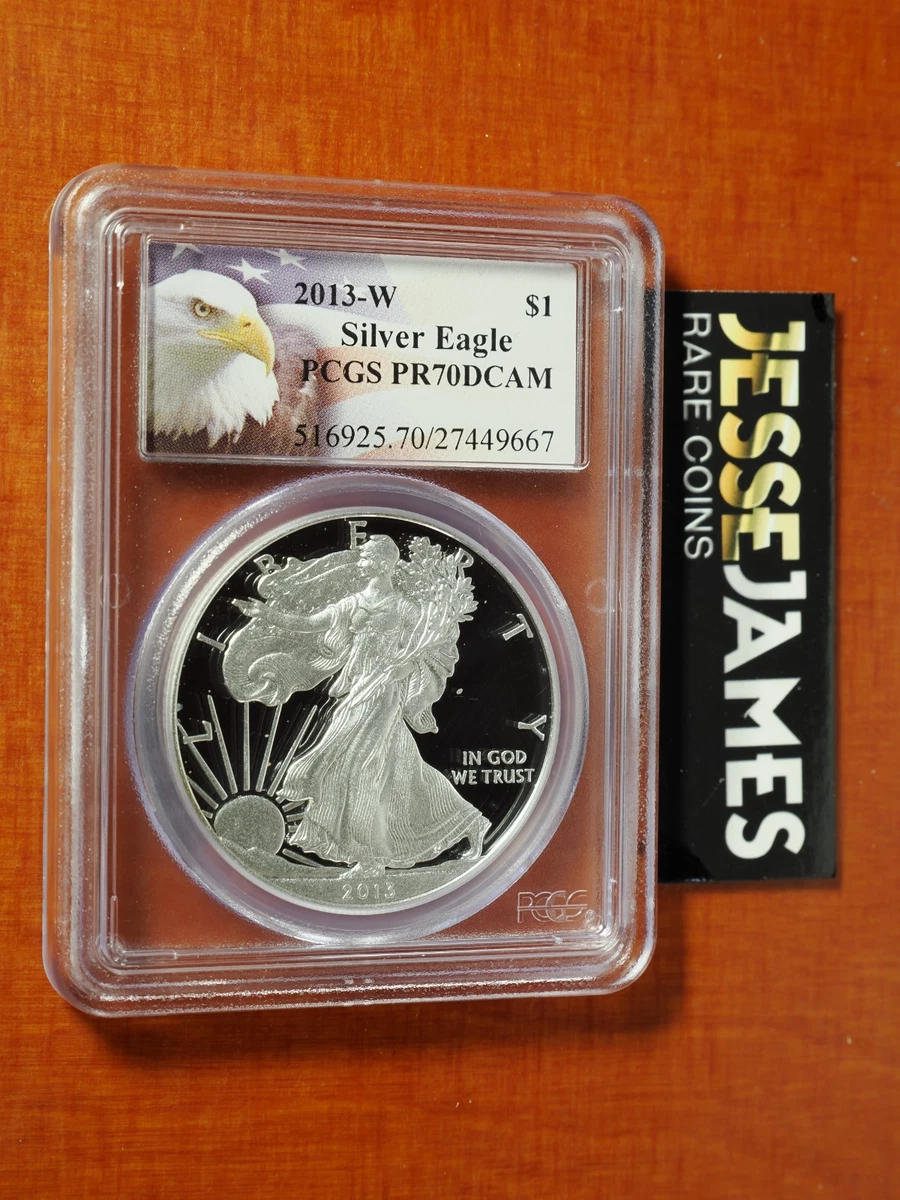 American Eagle PR 70 Graded 2013 Silver Bullion Coins for sale | eBay