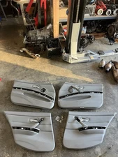 BMW E90 335i Gray Interior Door Cards OEM Complete Set Front & Rear 2006-2012