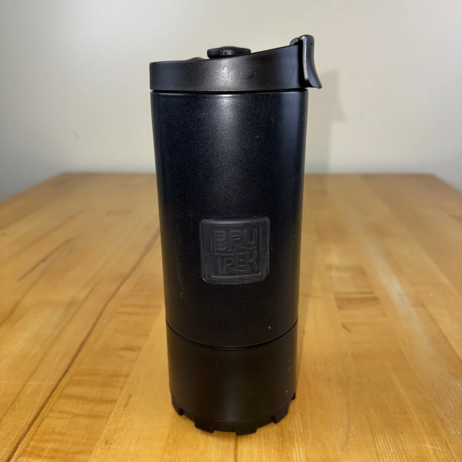 Bru Trek Ovrlndr 24 Fl Oz Bru-stop Technology French Press Coffee Maker Black