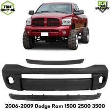 Front Bumper Cover Primed Plastic Valance Kit For 2006-2009 Dodge Ram 1500
