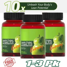 Apple Cider Vinegar B12 Multivitamin, Apple Cider Vinegar Gummies AVC