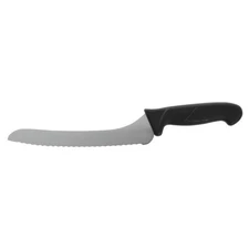 HUBERT® Offset Bread Knife with Black Handle Stainless Steel - 9" L Blade