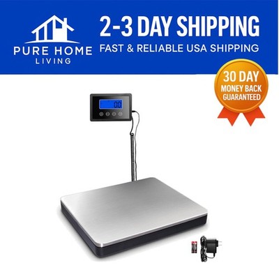 440lb Digital Postal Scale - High Capacity Shipping Scale with Hold & Tare Fu...