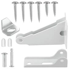 Screen Door Closer Kit, Storm Door Closer Bracket Parts Compatible with Wrigh...