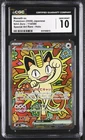 POKEMON NULLIFYING ZERO SPECIAL ART RARE SAR 114 MEOWTH EX CGC 10 GEM MINT JP