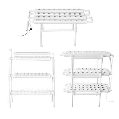 Hydroponics Growing System Kits,108 Sites/PVC Pipes Soilless Cultivation Garden