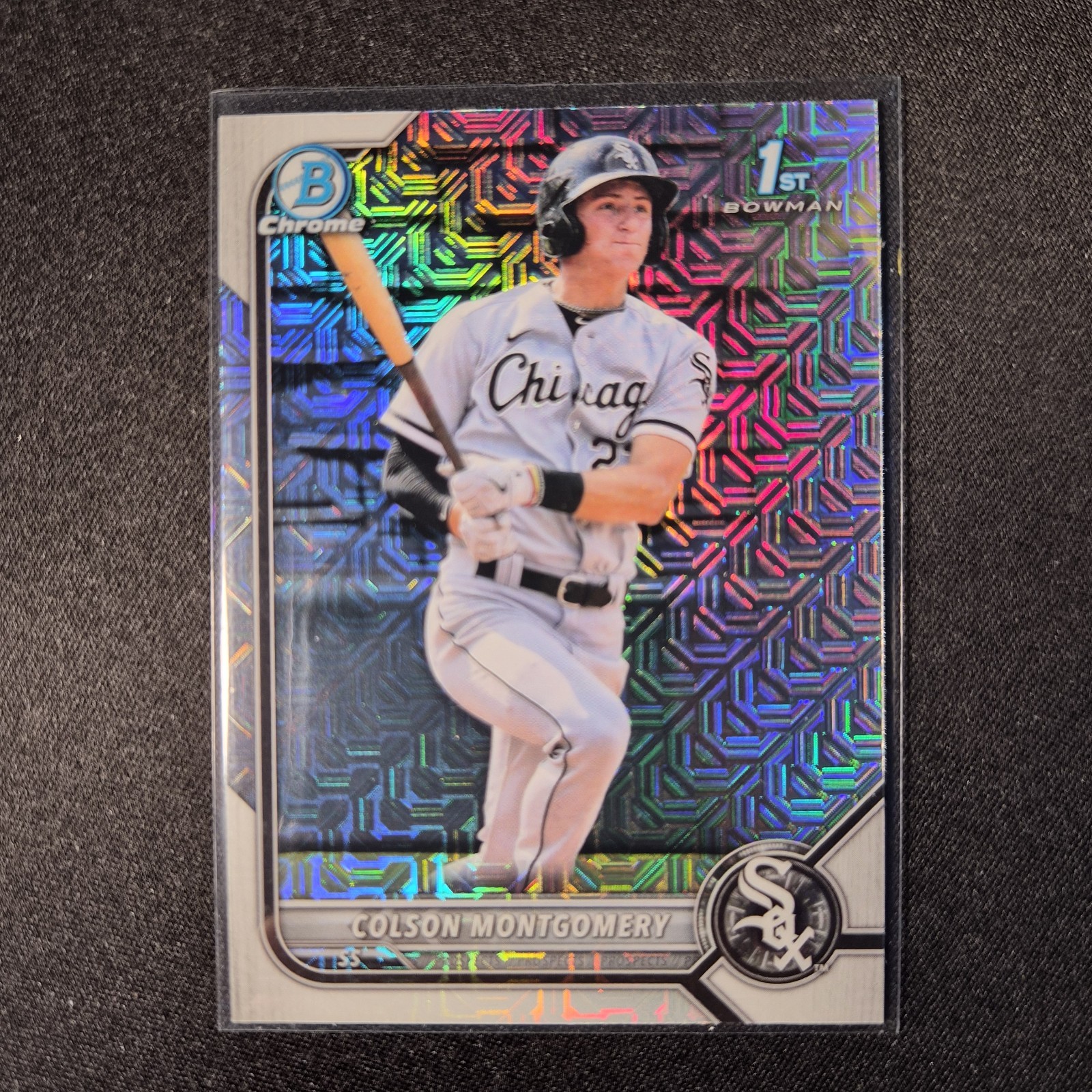2022 Bowman Chrome Mega Colson Montgomery Mojo Refractor 1st Bowman BCP-71 MLB