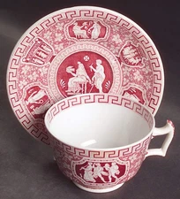 Spode Greek Red Cup & Saucer 681008