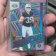 2024 Panini Illusions Brock Bowers Shining Stars Raiders No.7 NFL Card