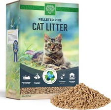 Small Pet Select Pelleted Pine Cat Litter, Kitty Litter, Non Clumping Pellets...