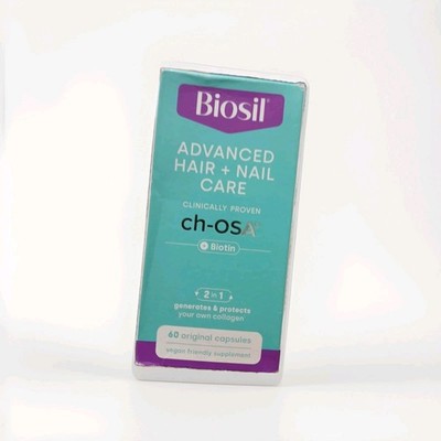 Biosil Advanced Hair + Nail Care 60 Capsules Exp. 8/27