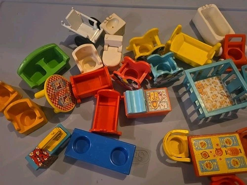 Vintage Fisher Price Little People Furniture