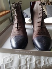 ankle boots/ butterweiches leder/ neu/ braun/ zanon&zago/ absatz 5 cm/ gr. 41