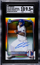 2025 Bowman Cody Freeman Chrome Prospect Auto. Refractor SGC 9.5