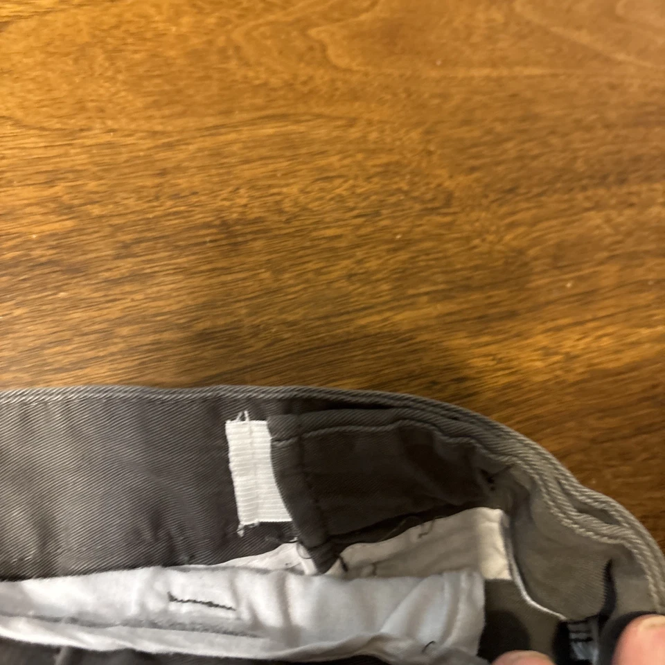 Shorts Harbor Bay HB Masculino Cinza (46 Cintura Elástica) Grande Alto Chino 100% Algodão - Imagem 4 de 4