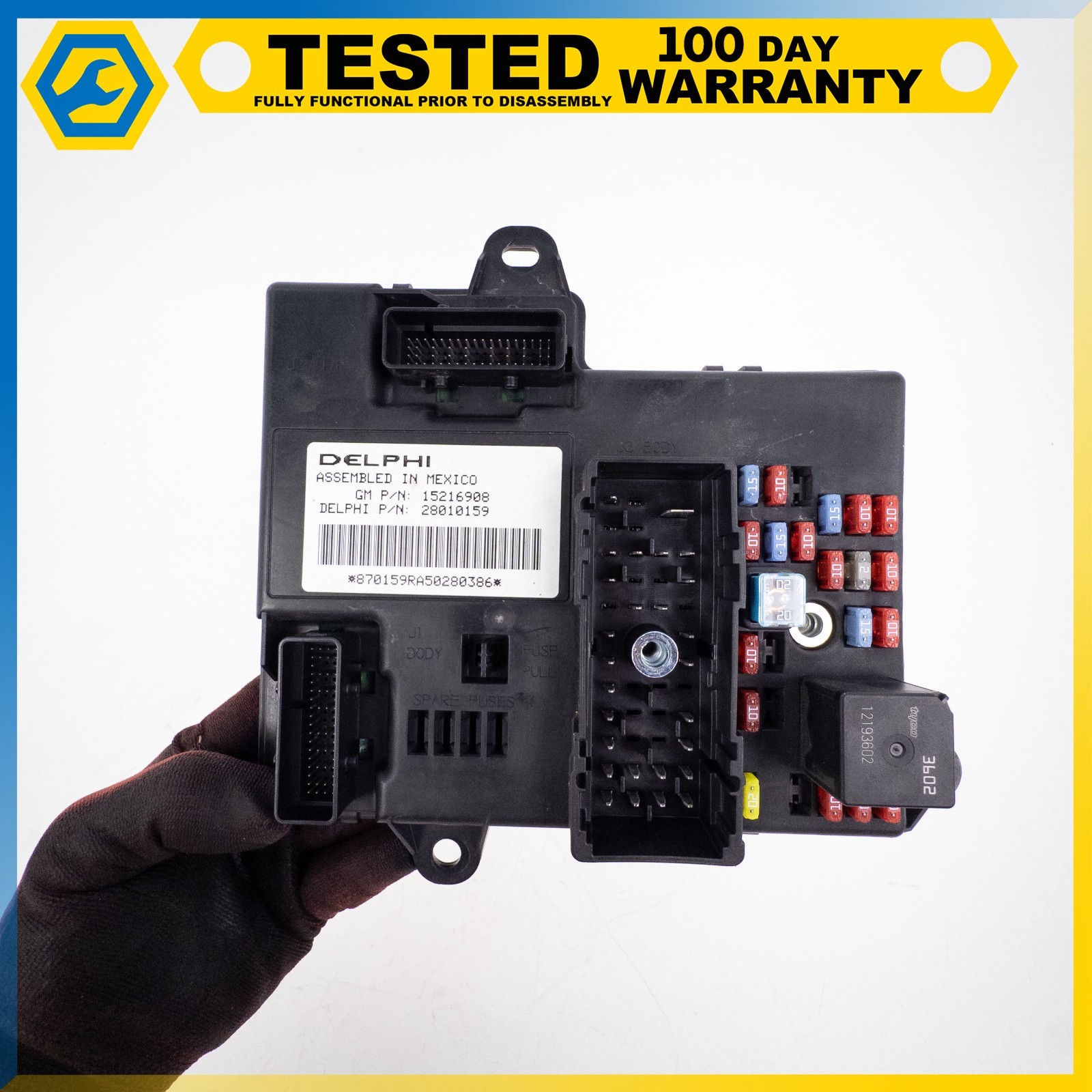 2005 CHEVROLET CORVETTE C6 BODY CONTROL MODULE FUSE BOX BCM OEM