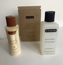 COACH Vintage Leather Cleaner  Moisturizer Kit Combo Set 6 oz, 4 oz 
