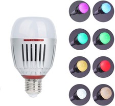 US Stock Aputure Accent B7C 7W RGBWW LED Smart Bulb with E26/E27 Socket,TLCI ...
