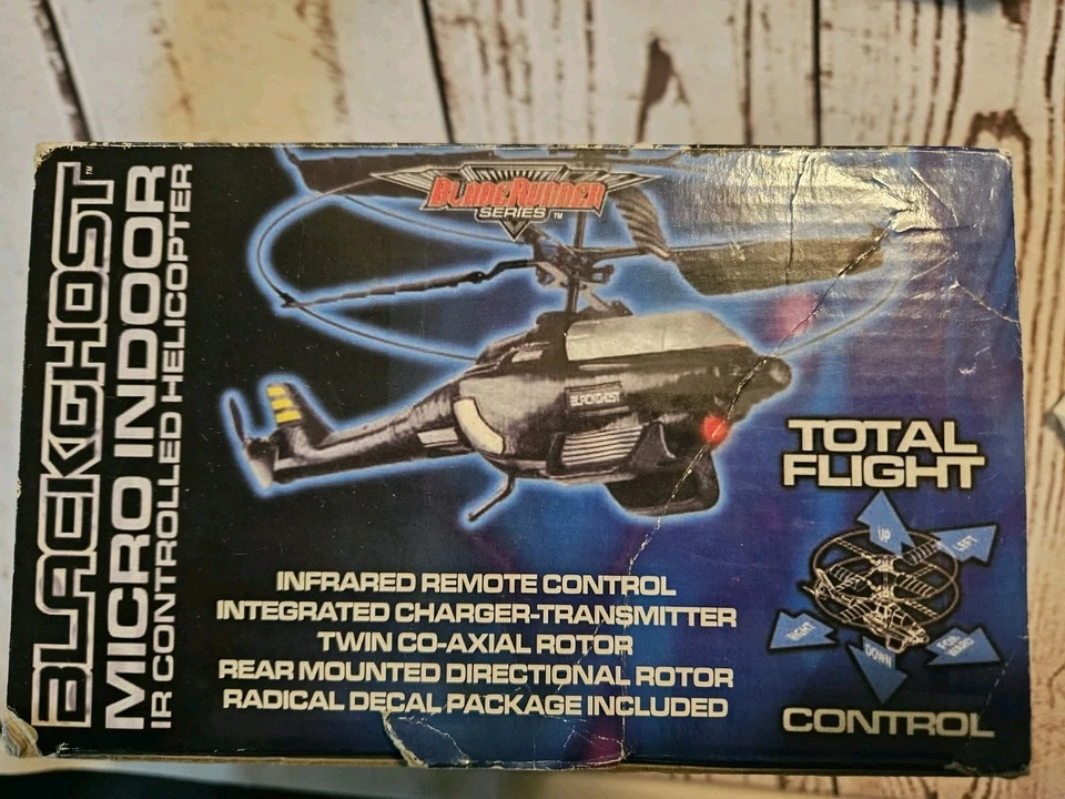 BladeRunner Series Black Ghost  Micro IR Controlled Indoor Helicopter - Image 4 of 4