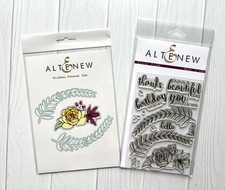 NEW Altenew Floral Frame Photopolymer Stamp and Die Vine Beautiful Day Hello