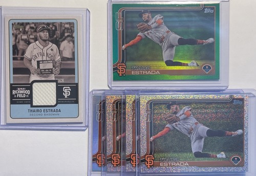 2025 Topps Series 1 #RWR-TES Thairo Estrada Rickwood Relic Card SF Giants & /99 - Picture 1 of 5