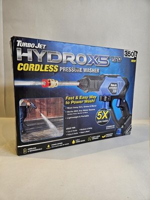 #ad #ad TURBOJET HYDROX5 PRO PORTABLE CORDLESS PRESSURE WASHER 6 IN 1 21V 3000MAH $169.99