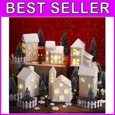 LED Christmas Village Set - Holiday Party Decor