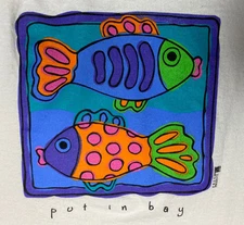 Fresh Produce Vintage T-Shirt Put In Bay Ohio Made in USA Size XL