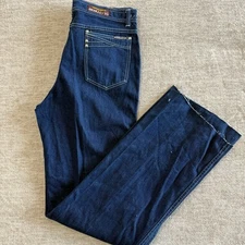Vintage Rigolletto Jeans Men’s  W-36/Jr. 13  Blue Unhemmed