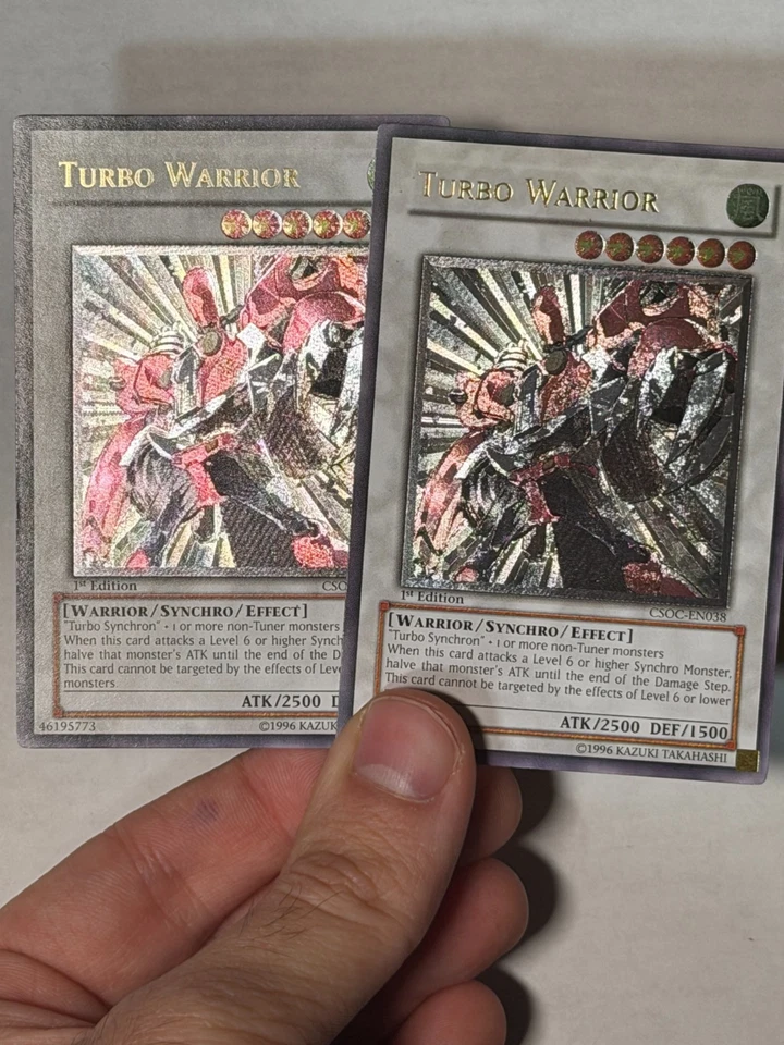 YUGIOH PINK Turbo Warrior CSOC-EN038 Ultimate Rare 1st Edition LP - Image 3 of 4