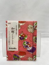 Japanese Washi Notebook B7 Traditional Pouch  Floral Pattern Kyoto Yuzen