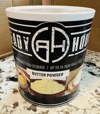 Ready Hour Butter Powder Emergency Food Storage 10 Year Shelf Life 204 Servings
