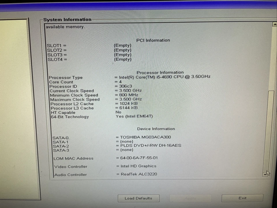 Dell Optiplex 9020 MT i5-4690 3.5GHz 8GB 2TB PROXMOX Computer *READ* - Image 4 of 4
