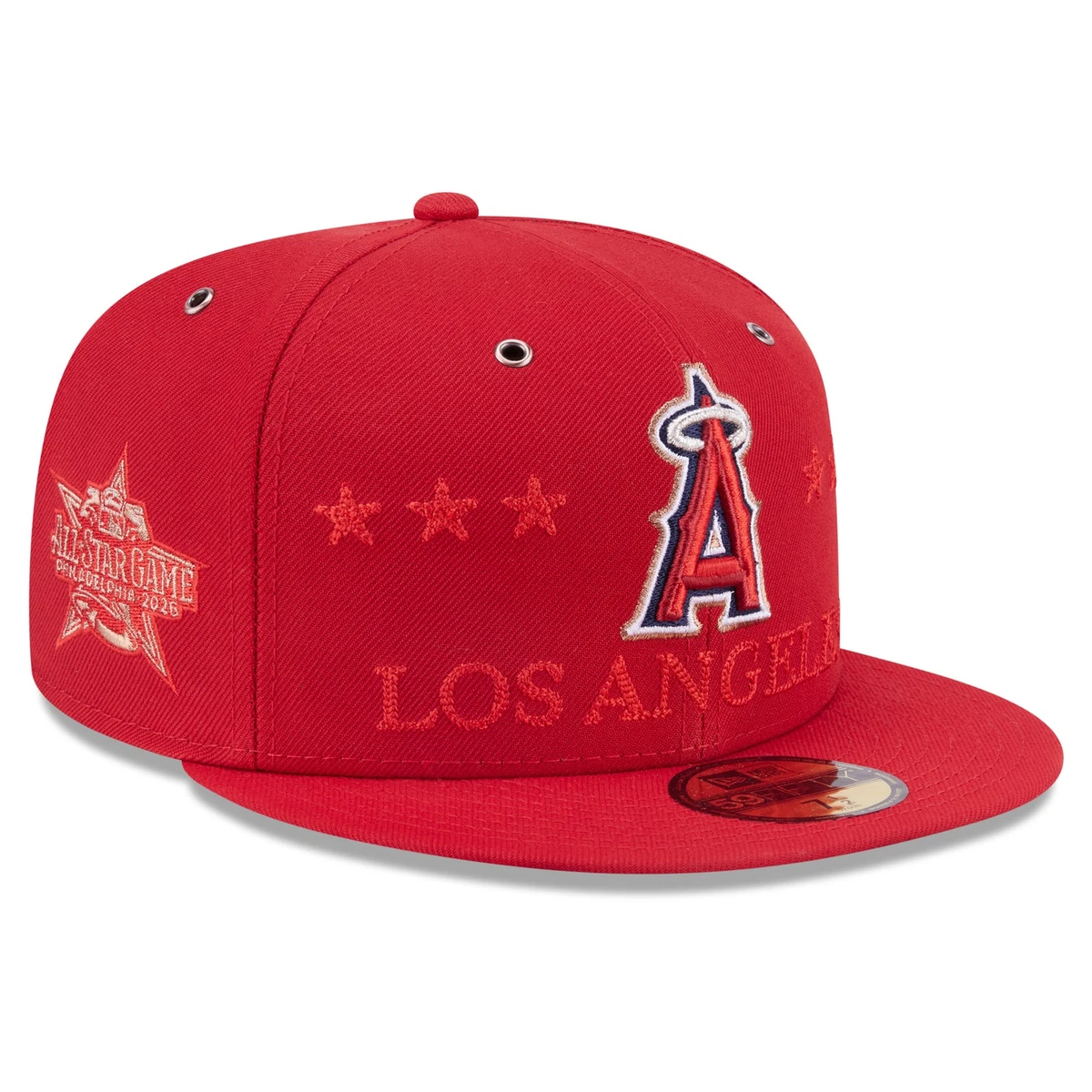 応援グッズ ANGELS ALL-STAR GAME Ssize MATSUI 55 Red Los Angeles Angels MLB Fan Apparel & Souvenirs 7 3/8 Size for