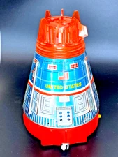 Battery Operated NASA Space Capsule SH Japan Good WORKING Condition VIDEO !