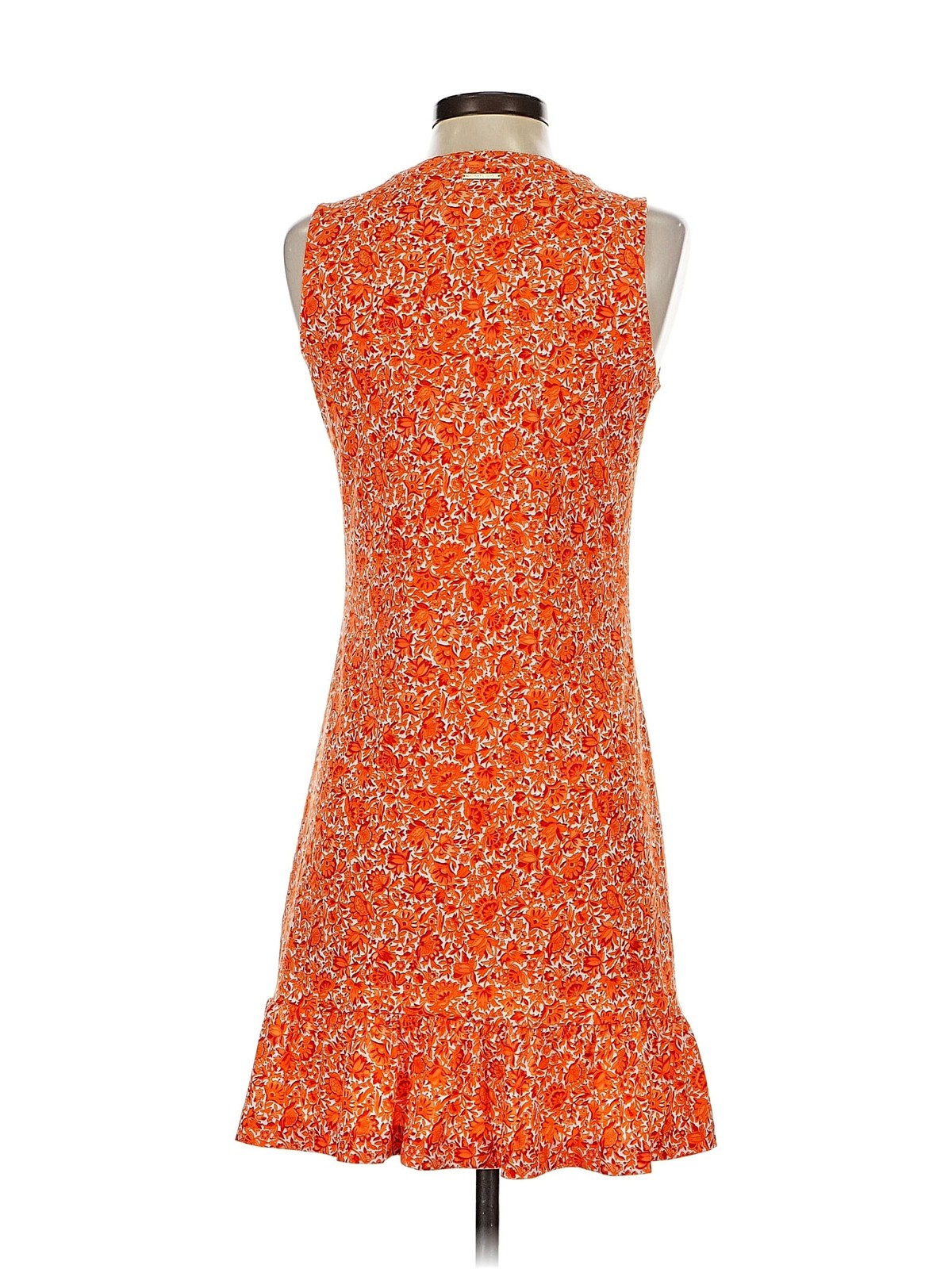 MICHAEL Michael Kors Women Orange Casual Dress XS thumbnail 2