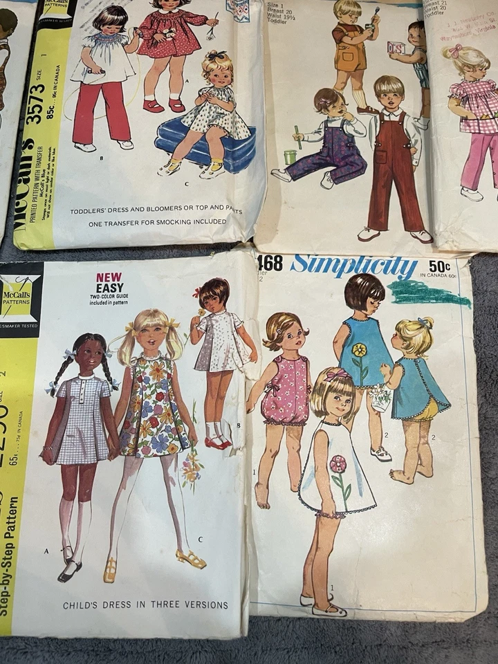 Vintage Simplicity Kids Clothing Pattens Lot - Image 4 of 4