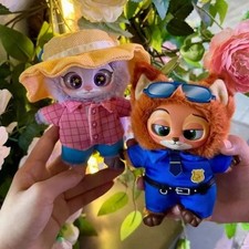 Zootopia Series Blindbox Confirmed Color, Plush Pendant Keychain