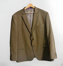 Steven Land Men's Modern Man 50L Brown Blazer Sport Coat 2 Button Jacket