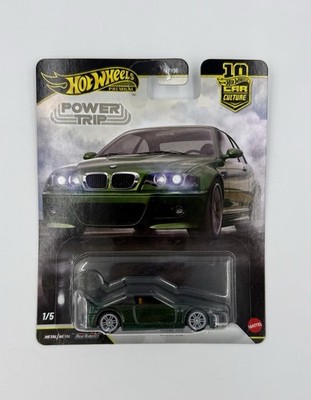 Hot Wheels Premium  Power Trip  BMW M3 E46 green NEW 2026 lot of 2