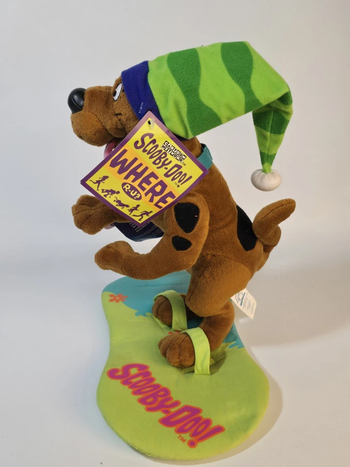 Scooby-Doo Deportes Extremos Snowboard Applausos Flexible 12" Fantasma de Bruja 1999  Foto 4 de 4