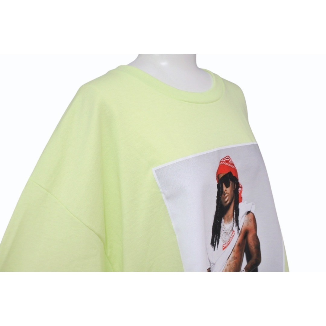 unused Supreme Playboi Carti PHOTO TEE short sleeve T-shirt yellow siz thumbnail 4